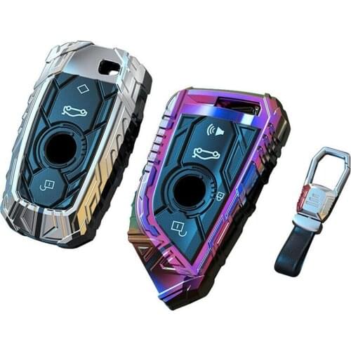 Zinc Alloy Remote Smart Key Fob Case Cover Holder Shell Keychain For BMW 3 4 5 6 7 Series X3 X4 X5 X6 M3 M4 F15 F16 G30 G11 F48