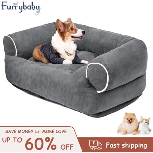 Thicken Dog Kennel Pet Bed For Dogs Cat House Dog Beds For Large Dogs Pets Products For Puppy Dog Cushion Mat Lounger Bench Sofa