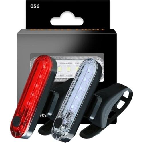 Bicycle tail light USB rechargeable cycling tail light Night riding warning tail light bicycle accessories equipme