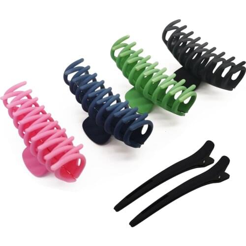 6 PCS Hair Clips, Large Hair Claw Clips for Thick Hair,Thin Hair,Long Hair,Strong Hold Hair Clips Barrettes for Women and Girls
