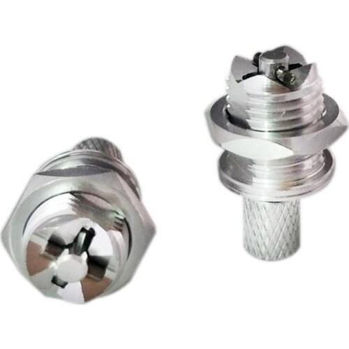 2PCS/lot Heavy Duty Aluminum Cowl Lock set 22mm x M10 Push Button Latch Locks For RC Boat Model