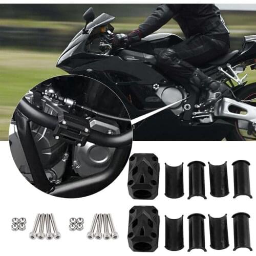 For every 22/25/28mm diameter Motorcycle 2PCS Motorcycle Motor Engine Guard Bumper Decorative Block Modified Shock Bar