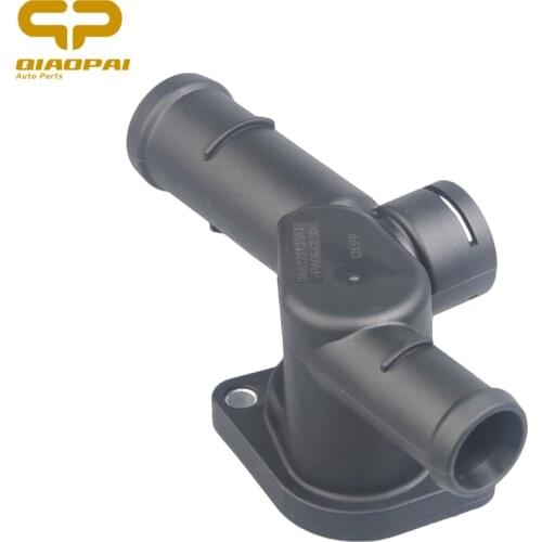 2pcs 06A121133AQ Engine Water Pipe Coolant Hose Flange Water Pip 4 Outlet For Volkswagen Jetta