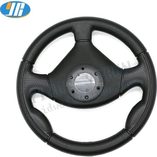 3D HD Racing Machine Steering WheelGame Machine Accessories Black Color 30CM Steering Wheel