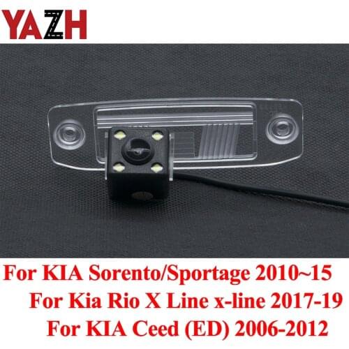 Car Rearview Parking Camera For KIA Sorento/Sorento R XM Sportage/Sportage R SL Rio Backup Rear View Camera HD CCD Night Vision