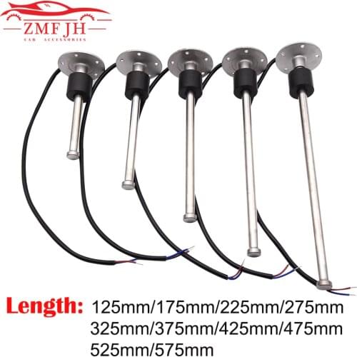 New 125/175/225/275/325/375/425mm Fuel Level Gauge Sensor Fuel Sender Unit Fit Fuel Gauges Water Level Meter 0-190/240-33ohm