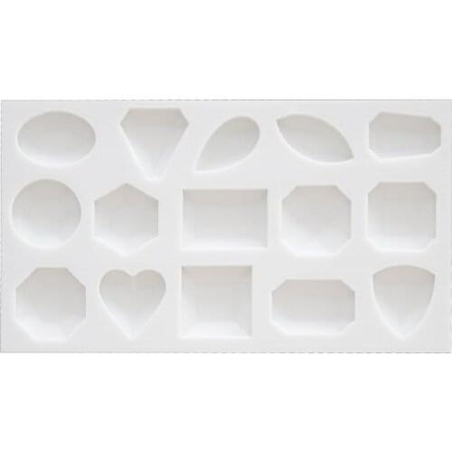 Cabochon Gemstone Silicone Mold Large Oval Round Shape Resin Epoxy Jewelry DIY