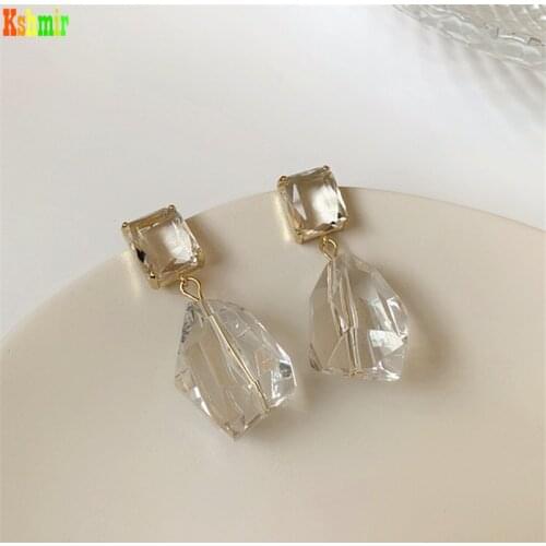 Kshmir Fashion transparent geometric earring design earrings new vintage refined womens earring jewelry gifts 2021