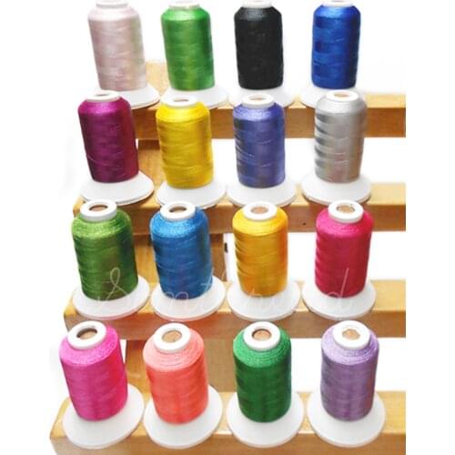 SUMMER COLORS Embroidery Machine Thread 16 Spools Free Ship