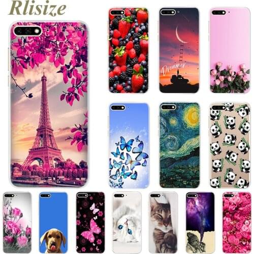Cute Patterned Cover for Huawei Y7 Pro 2018 Case Silicone Soft Protection Shell for Huawei Y7 Pro 2018 Back Cover Case 5.99 inch
