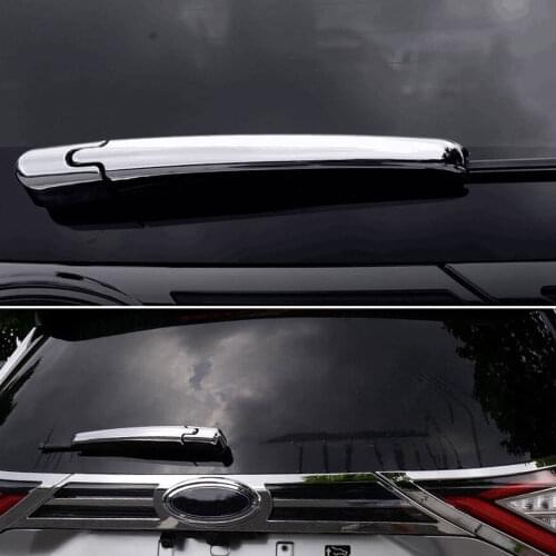BBQ@FUKA ABS Chrome Rear Windshield Window Rain Blades Wiper Trim Cover For Ford Edge 2015