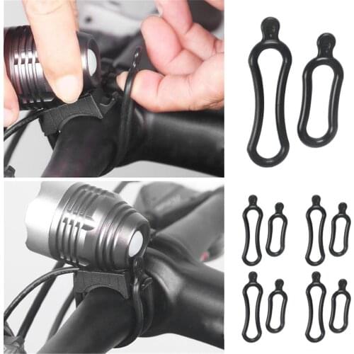 Bicycle Headlight Waterproof Silicone Strap O-ring Accessories Headlight Rubber Ring Fixing Ring Riding Equipment Bicycle Light