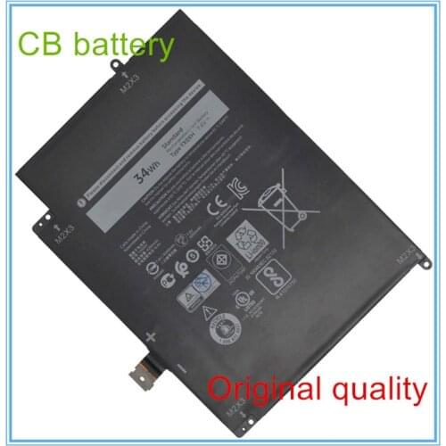 Original quality laptop battery for 7285 T02J 7.6V 34WH 4250mah YXOXH 0WYCVV C668F 0C668F
