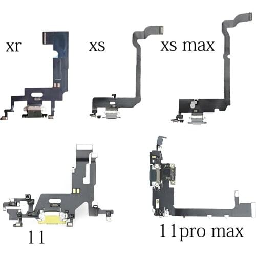 Original USB Charging Dock Jack Plug Socket Port Connector For iPhone 5G 5S 11 11pro Pro MAX Charger Data Flex Cable