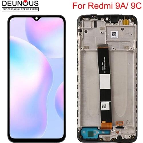 Original for Xiaomi Redmi 9A/ 9C LCD Display Screen Touch Digitizer Assembly LCD Display 10 Point Touch Repair Parts