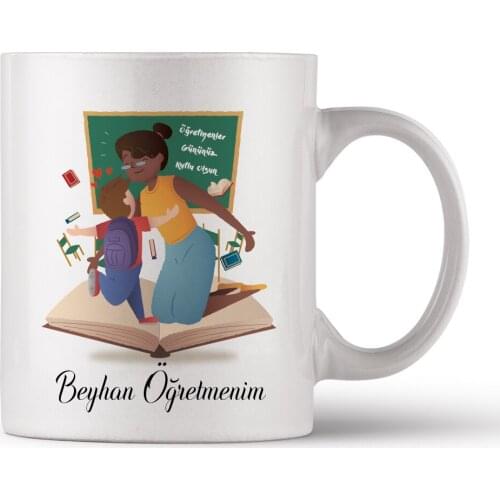 Personalized Teachers Day Themed Porcelain Mug Coffee And Tea Cup Professional Design Gifts