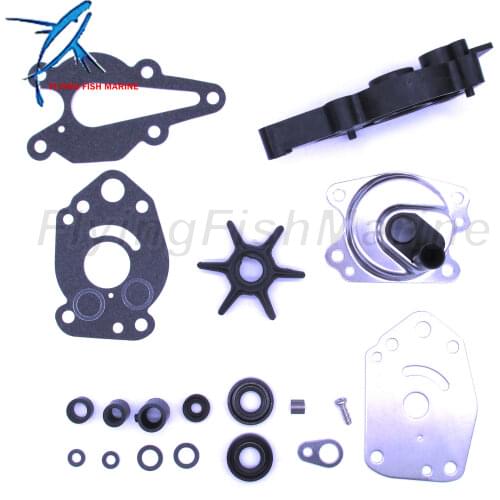 Outboard Engine 46-42089A3 46-42089A4 46-42089A5 Water Pump Repair Kit with Housing for Mercury Mariner 6HP 8HP 9.9HP 10HP 13.5H