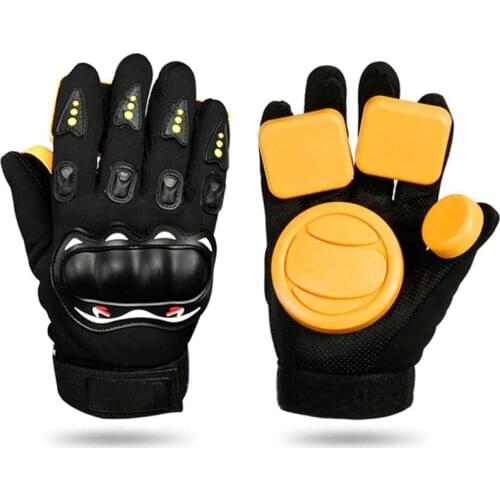 Profession Skateboard Gloves,Skateboard Gloves with Sliders,Standard Longboard Downhill Slide Gloves Skate Gloves