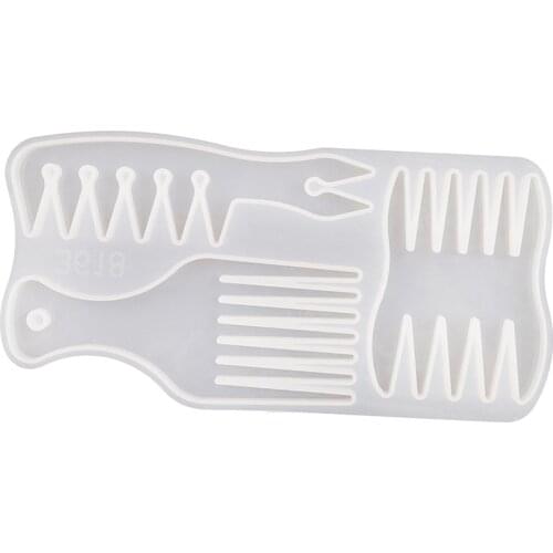 Hair Comb Mold Resin Silicone Mold Epoxy Casting for DIY Crafts Making Gifts