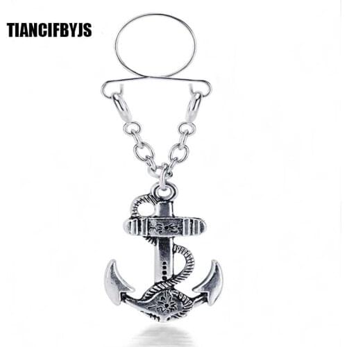 TIANCI FBYJS Fashion Body Jewelry Heart Dream Catcher Fake Nipple Ring Dangle Sexy Nipple Piercing Non Clip Fake 20pcs