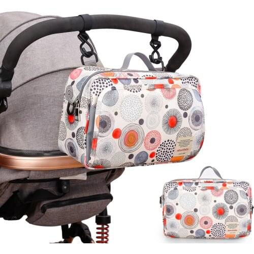 Waterproof Stroller Diaper Bag Messenger Organizer Bottle Insulation for Mummmy Stroller Accessories Travel Nursing Handbag