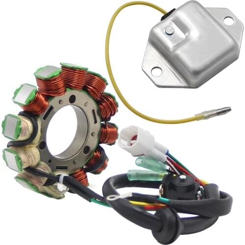 Engine Stator Coil Regulator Rectifier Set For Yamaha YFZ350 YZF350LE YFZ350SE Banshee Special Edition 7XE-81910-00 82F-81910-A0