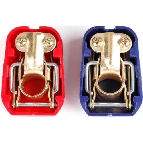 Universal 1 Pair 12V Quick Release Battery Terminals Clamps for Car Caravan Boat Motorcycle Car-styling Accessories