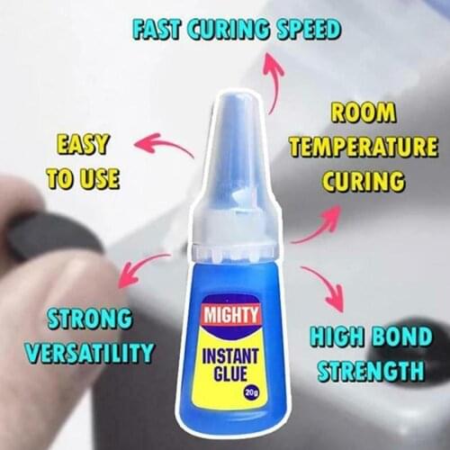 1pc New Mighty Instant Glue Super Glue Multi-function Super Glue Handmade Wood Product Silicone Sealant Glue