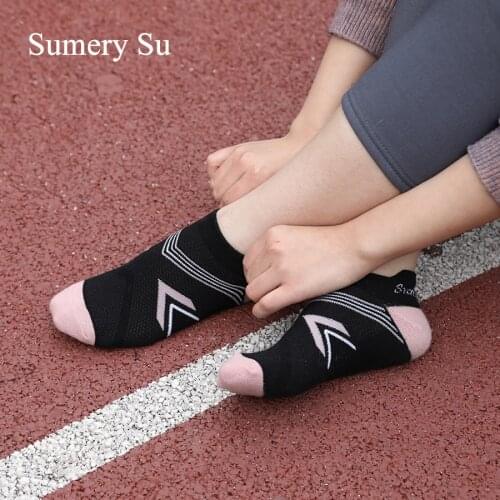 Sports Socks Women Black Athletic Running Outdoor Cotton Cute Stripe Colorful White Grey Ankle Sock Travel Daily Wear 3 Styles