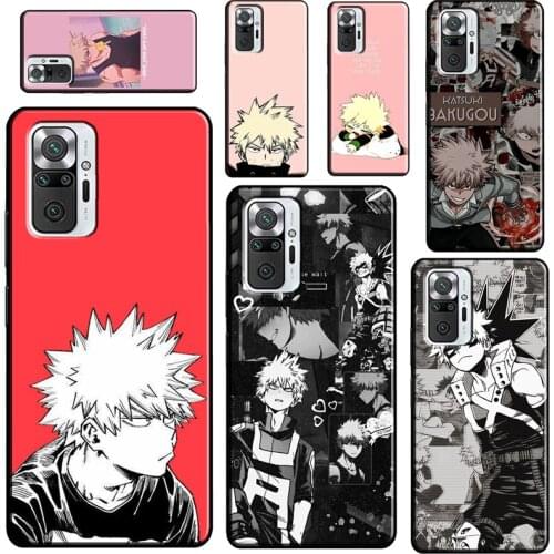 Bakugou katsuki aesthetic anime For Xiaomi Redmi Note 10 Pro Note 9 Pro 8T 9S Note 8 Pro Phone Case For Redmi 9 9C 9T 9A