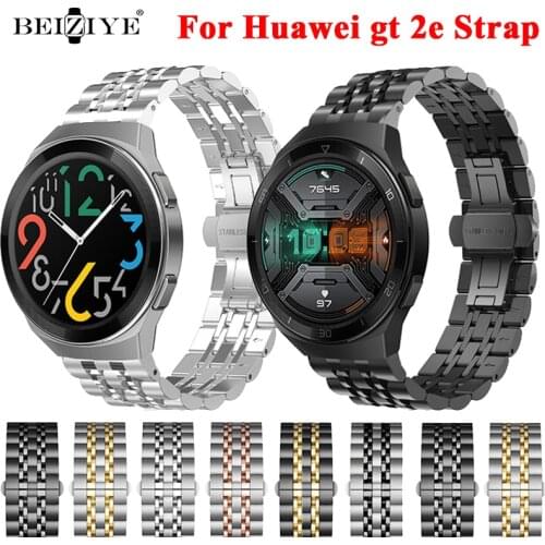 Metal Stainless Steel Strap for Huawei watch gt 2e 46mm Band Bracelet for Huawei Watch gt2e Smartwatch Correa Belt Accessories