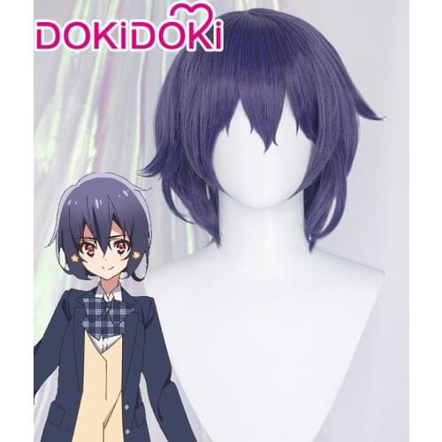 DokiDoki Anime ZOMBIE LAND SAGA Mizuno Ai Wig Cosplay Wig Mizuno Ai Hair Heat Resistant Synthetic Wigs