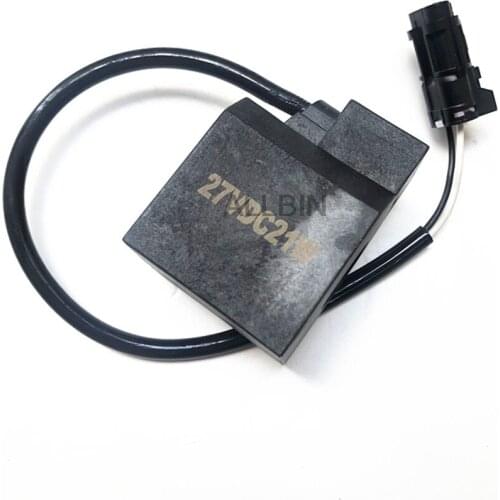 For Hyundai R55 150 210 220 225-5 Excavator pilot solenoid valve coil proportional solenoid valve coil Excavator Accessories