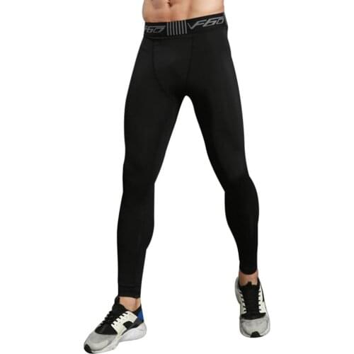 Men Slim Sport Pants Breathable Quick Dry Elastic Gym Fitness Sports Compression Pants Leggings Outdoor Sports Loose Pants Male