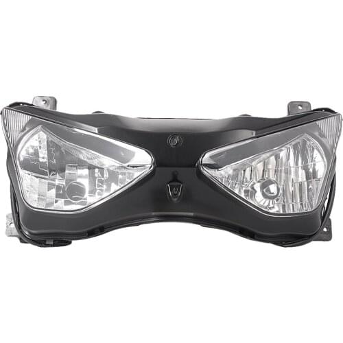 Front Headlight Headlamp Assembly For Kawasaki Ninja ZX636 ZX6R 2003 2004 Clear High Quality