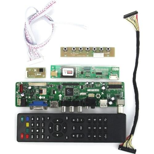 T.VST59.03 LCD/LED Controller Driver Board For QD15TL04 QD15TL02 (TV+HDMI+VGA+CVBS+USB) LVDS Reuse Laptop 1280x800
