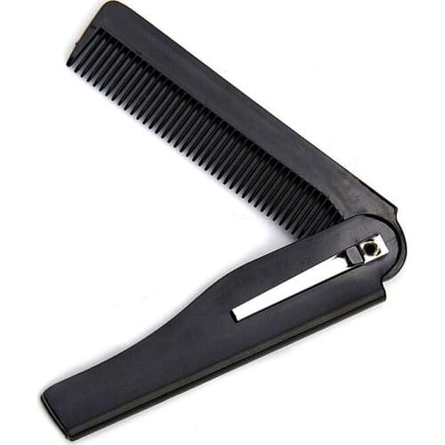 Folded Knife type Portable Horn comb