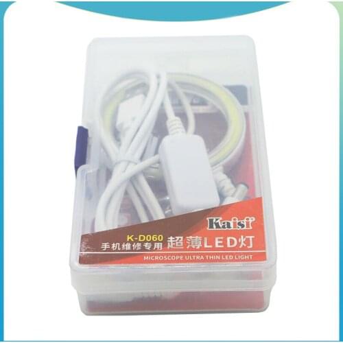 Kaisi Ultrathin 60 LED Adjustable Ring Light illuminator Lamp For STEREO ZOOM Microscope USB Plug