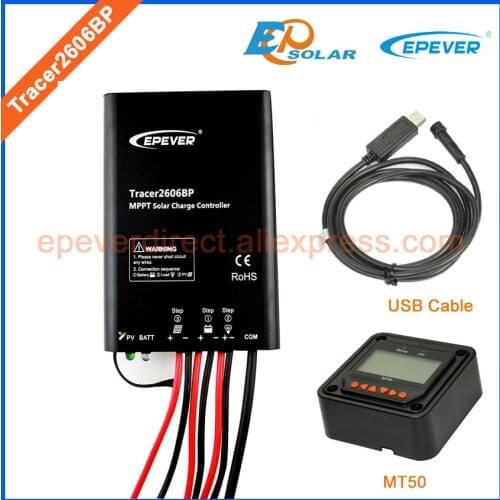The Tracer BP series Tracer2606BP EPEVER EPsolar charger battery controller solar panels system 12V/24V work 10A 10amps