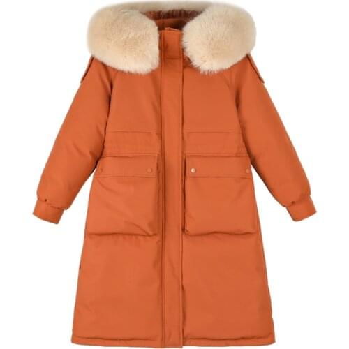 Women Parkas Winter Coat Puffer Jacket Down Coats Jackets for Woman 2021 Female Midi Long Clothes Chaquetas Para Mujer HLY116