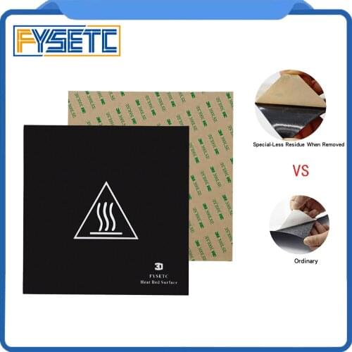 2pcs Frosted Heated Bed Build Plate Tape 300x300mm Build Sheets 11.8x11.8 inch Platform Sticker For CR10S Lulzbot Taz6