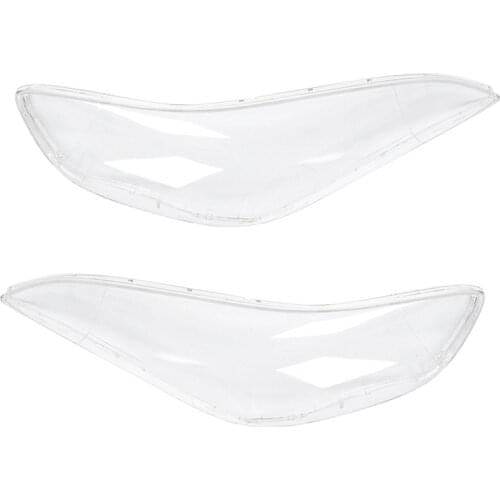 2 Pcs Car Front Head Light Lamp Lens Car Replacement Auto Shell Cover for Hyundai Elantra 2012-2016, Left & Right