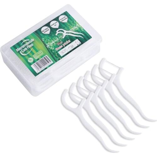 50/100pcs Dental Flosser Oral Gum Care Teeth Stick Interdental Brushes Tooth Clean Toothpick Tool Dental Flosser Hygiene Sticks