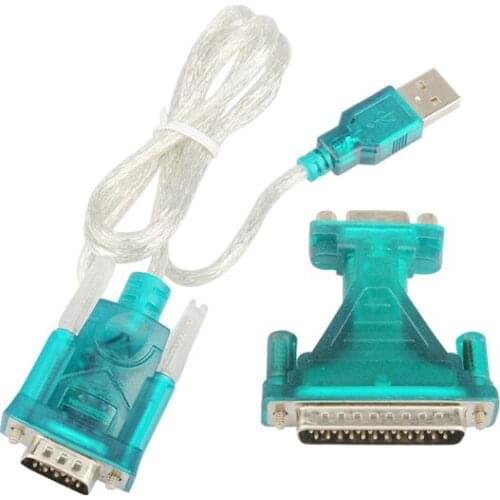 A Ausuky New USB 2.0 To RS232 Com Port 9 PIN SERIAL DB25 DB9 Adapter Cable Converter -29