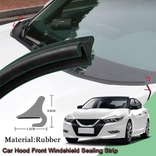 DIY Car Seal Strip Windshied Spoiler Filler Protect Edge Weatherstrip Strips Sticker Car Accessories For Nissan Maxima 2016-2020