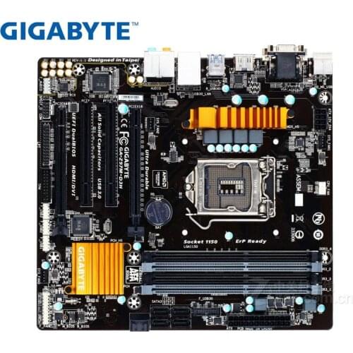 Used Desktop Motherboard original motherboard for Gigabyt Z97M-D3H LGA 1150 DDR3 USB2.0 USB3.0 SATA3