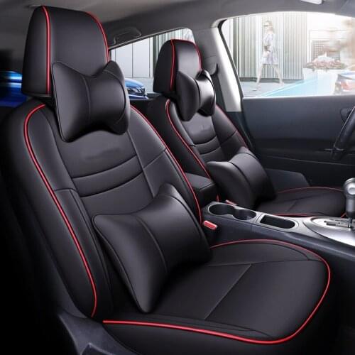 Original Auto Custom Car Seat Cover For Nissan Qashqai 2008-2015 Years Front Seat/Rear Seat 5 Colors Leather Protector Cushion