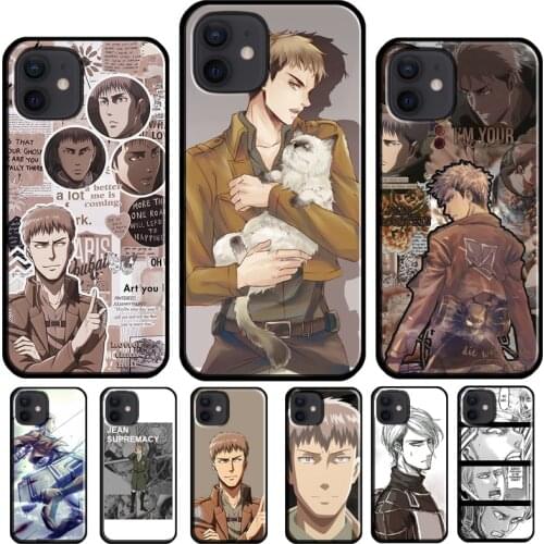 Jean Kirstein Attack on Titan Soft Phone Case For iPhone 12 11 Pro Max 5S 6S 7 8 Plus SE 2020 XR X XS Max Back Cover