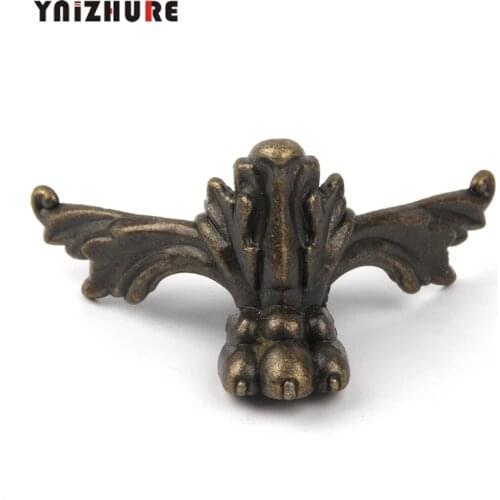 84*42mm 4Pcs Zinc Alloy Tiger Footing,Decoration Legs,Vintage Wooden Box Beast Feet,Cabinet Corner,Bronze Tone Color