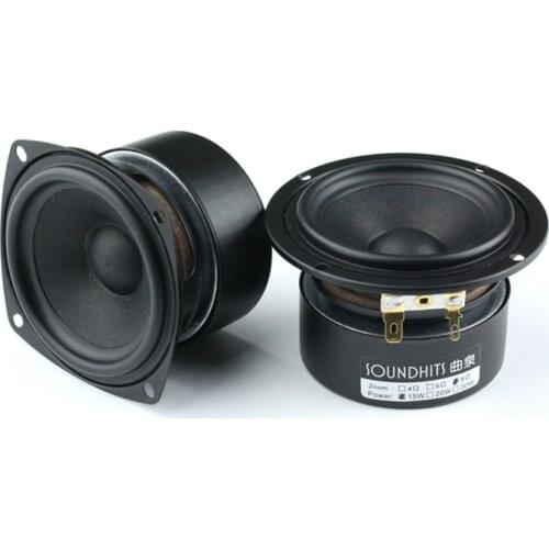 2pcs inch full range speaker hifi speaker DIY small R side intermediate frequency transparent and vivid details